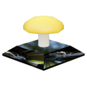 Brown Mushroom Trophy